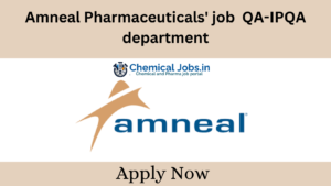 Amneal Job Vacancy