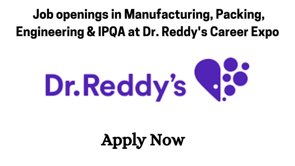 Dr. Reddy's Career Expo