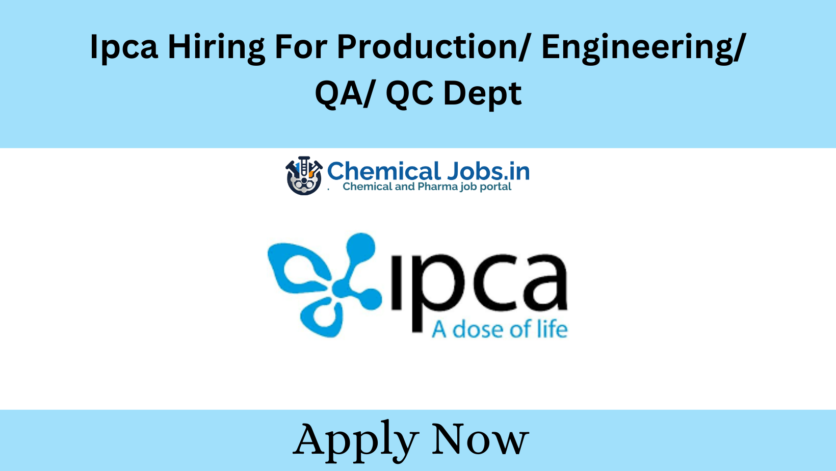 Ipca Job Vacancy