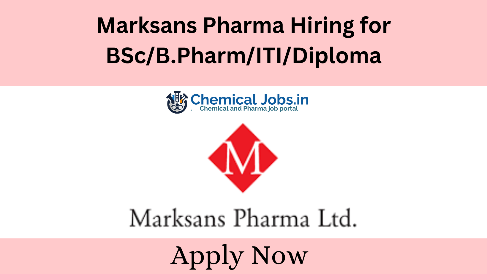 Marksans Pharma Hiring